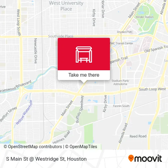 Mapa de S Main St @ Westridge St