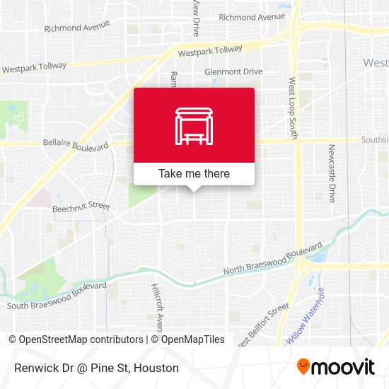 Renwick Dr @ Pine St map