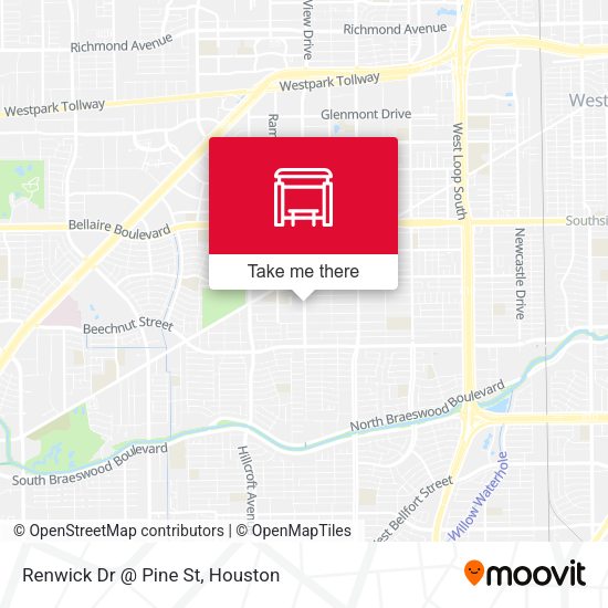Renwick Dr @ Pine St map