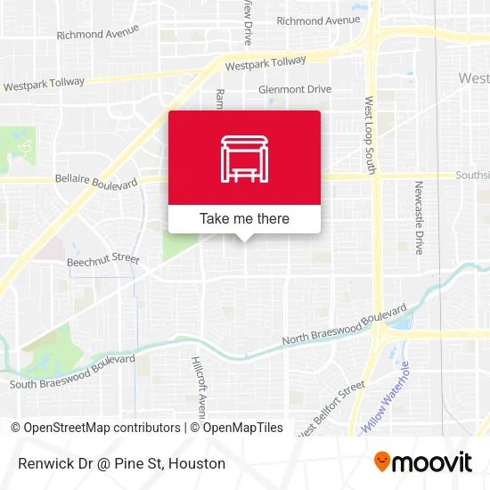 Mapa de Renwick Dr @ Pine St