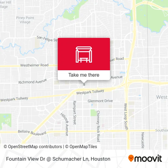 Fountain View Dr @ Schumacher Ln map