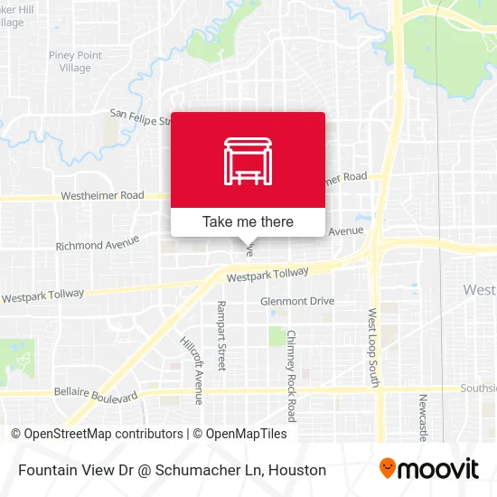 Fountain View Dr @ Schumacher Ln map