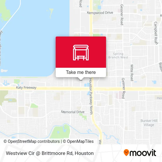 Mapa de Westview Cir @ Brittmoore Rd