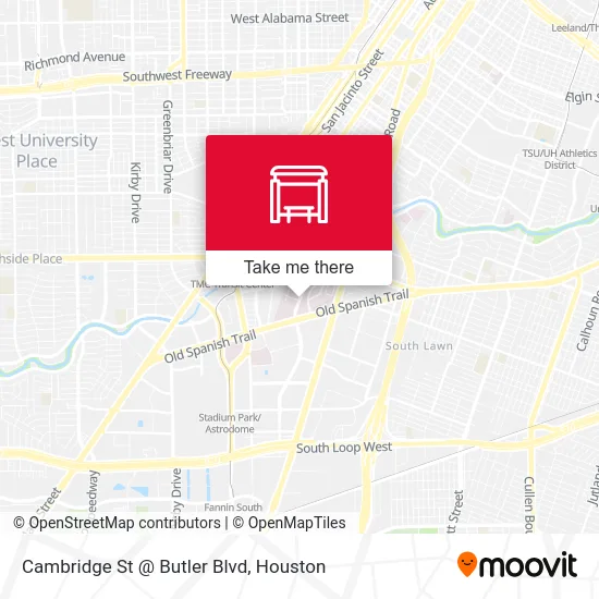 Mapa de Cambridge St @ Butler Blvd
