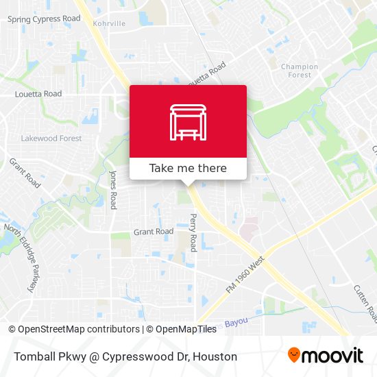 Mapa de Tomball Pkwy @ Cypresswood Dr