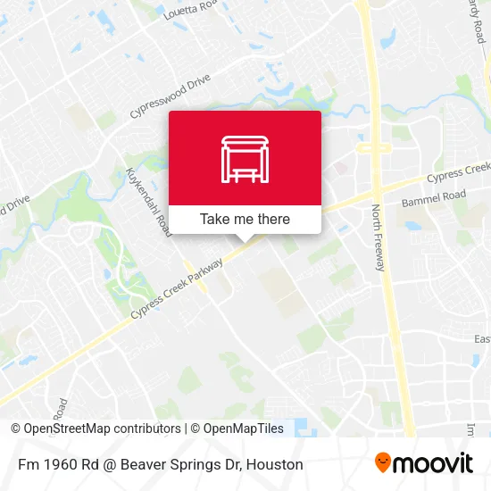 Fm 1960 Rd @ Beaver Springs Dr map