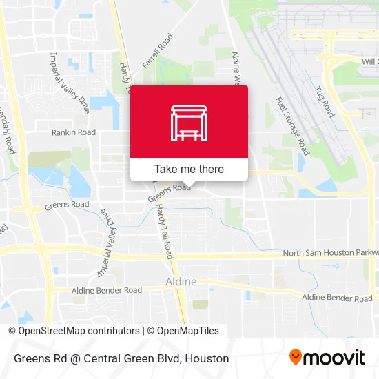 Greens Rd @ Central Green Blvd map