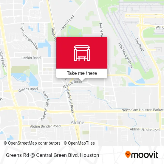 Greens Rd @ Central Green Blvd map