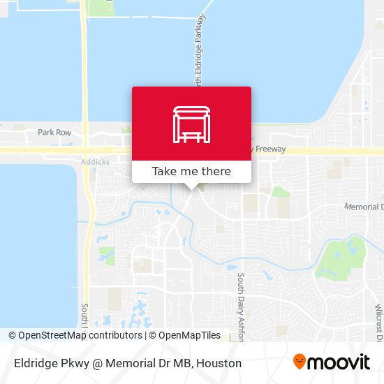 Eldridge Pkwy @ Memorial Dr MB map