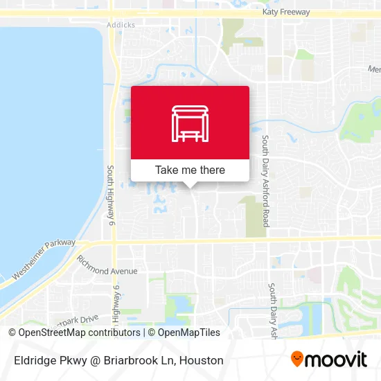 Eldridge Pkwy @ Briarbrook Ln map