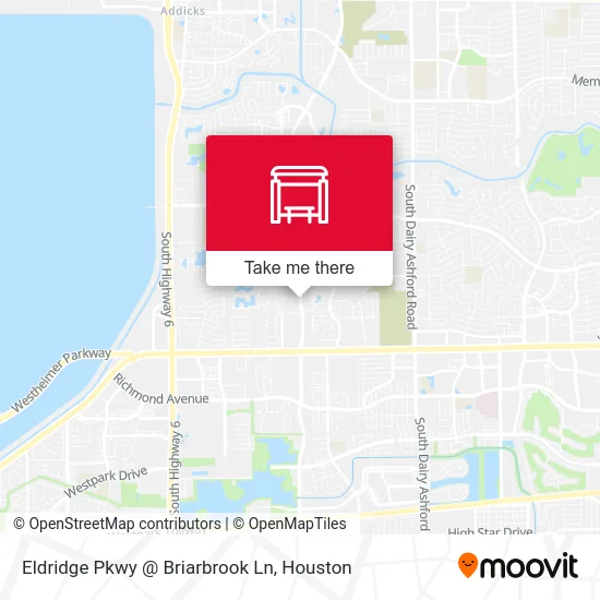 Eldridge Pkwy @ Briarbrook Ln map