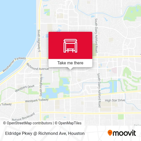 Eldridge Pkwy @ Richmond Ave map