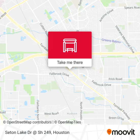 Seton Lake Dr @ Sh 249 map