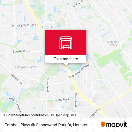 Tomball Pkwy @ Chasewood Park Dr map