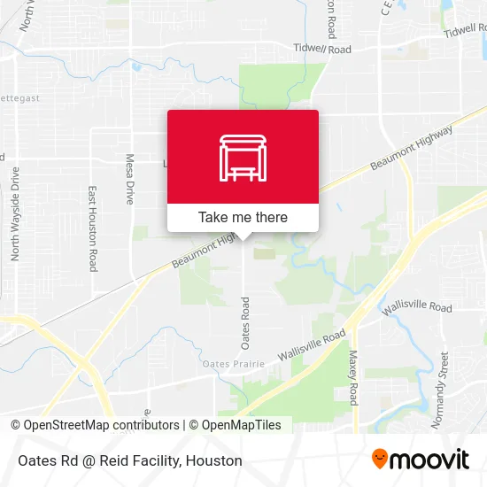 Oates Rd @ Reid Facility map
