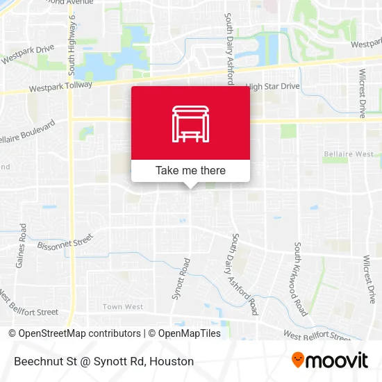 Beechnut St @ Synott Rd map