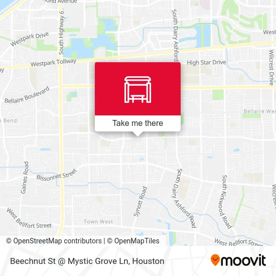 Beechnut St @ Mystic Grove Ln map