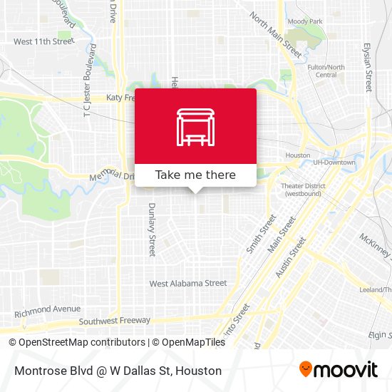 Mapa de Montrose Blvd @ W Dallas St