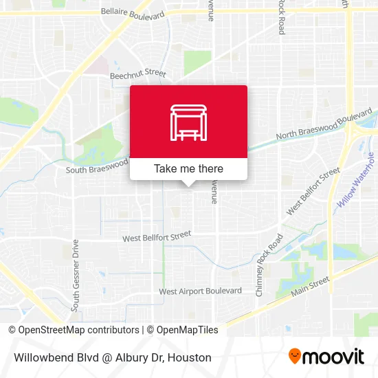 Willowbend Blvd @ Albury Dr map
