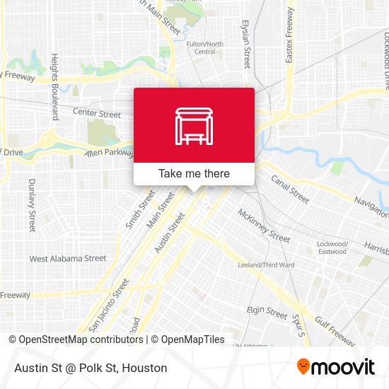 Austin St @ Polk St map