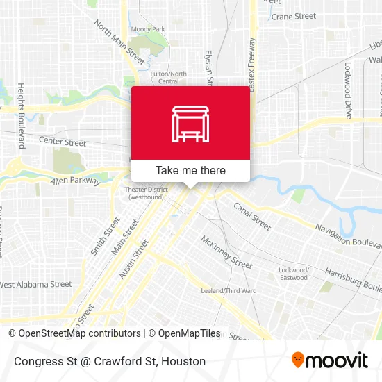 Mapa de Congress St @ Crawford St