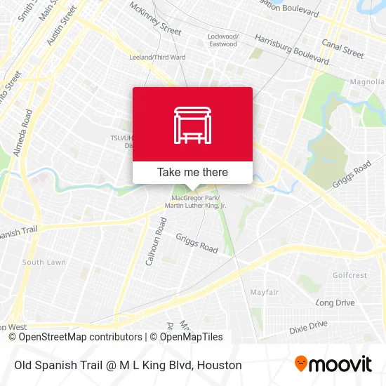 Mapa de Old Spanish Trail @ M L King Blvd