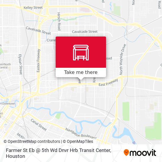 Mapa de Farmer St Eb @ 5th Wd Dnvr Hrb Transit Center