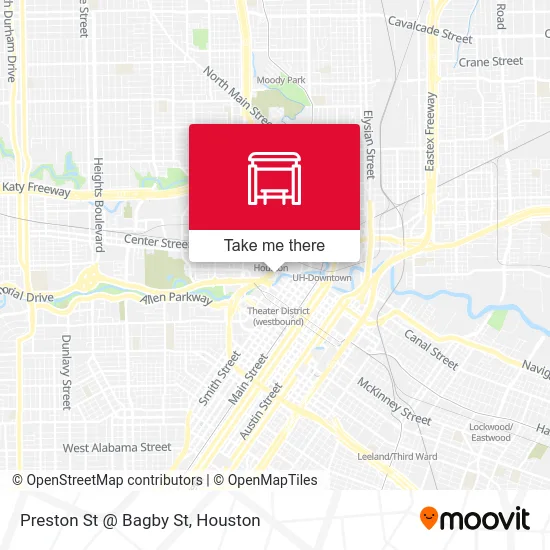 Mapa de Preston St @ Bagby St
