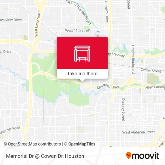 Memorial Dr @ Cowan Dr map