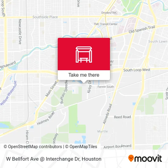 W Bellfort Ave @ Interchange Dr map