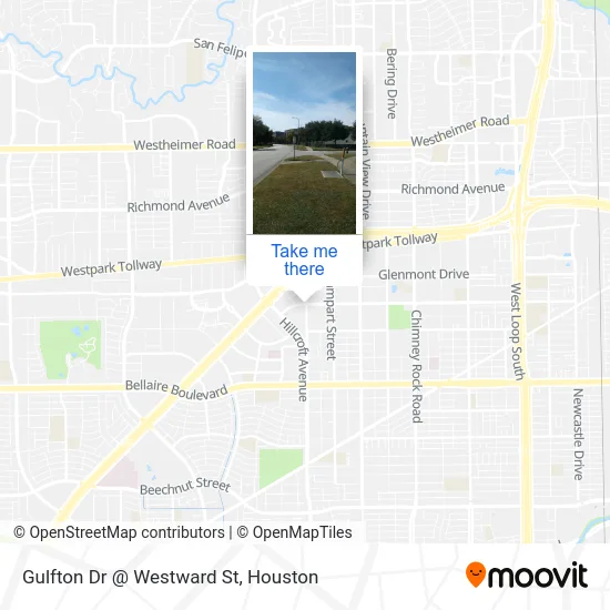 Gulfton Dr @ Westward St map