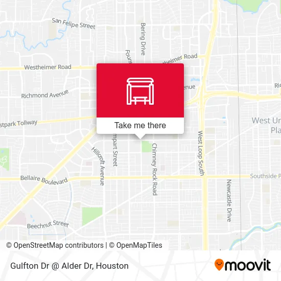 Gulfton Dr @ Alder Dr map