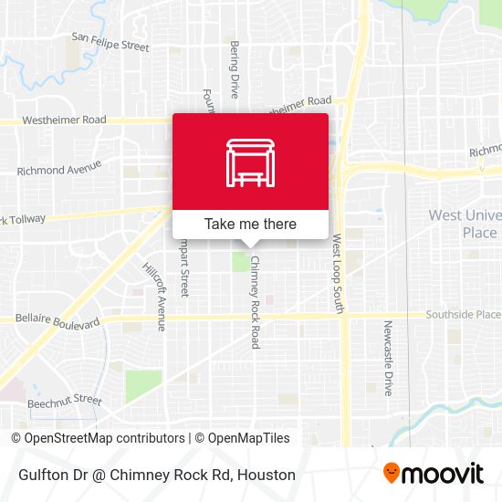 Mapa de Gulfton Dr @ Chimney Rock Rd