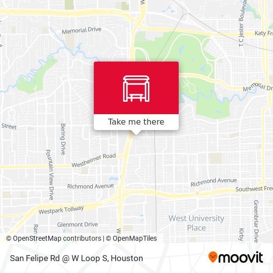 San Felipe Rd @ W Loop S map