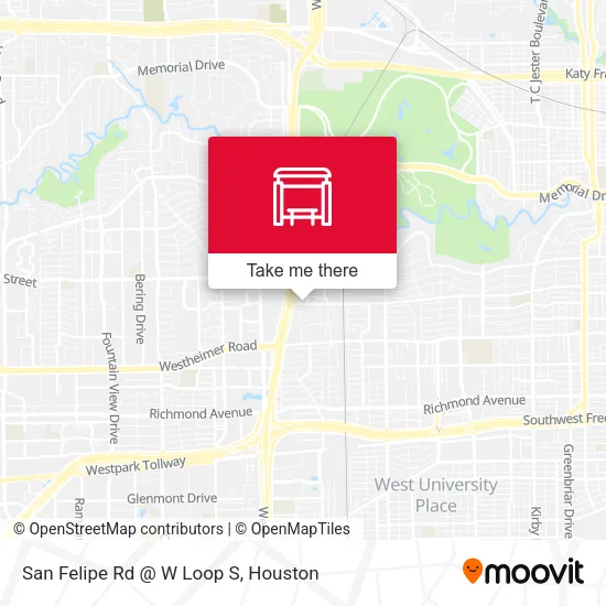 San Felipe Rd @ W Loop S map