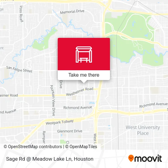 Sage Rd @ Meadow Lake Ln map