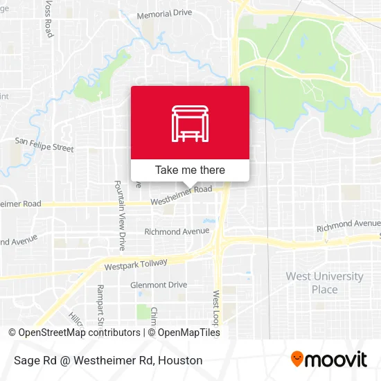 Mapa de Sage Rd @ Westheimer Rd