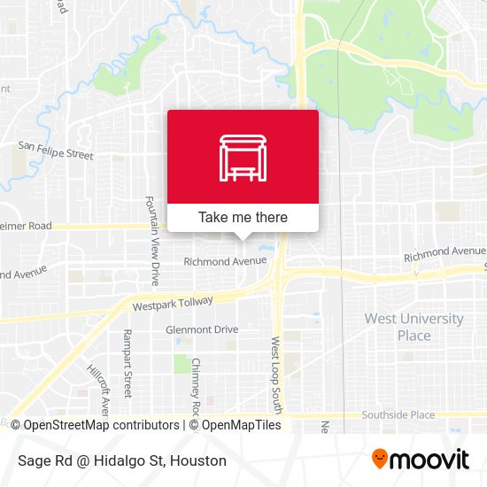 Sage Rd @ Hidalgo St map