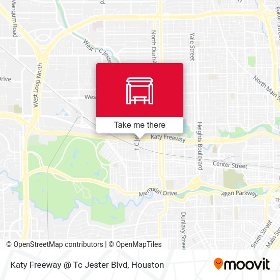 Katy Freeway @ Tc Jester Blvd map