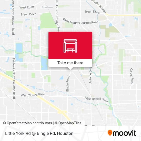Little York Rd @ Bingle Rd map
