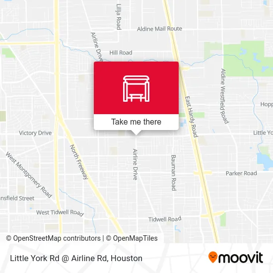 Little York Rd @ Airline Rd map