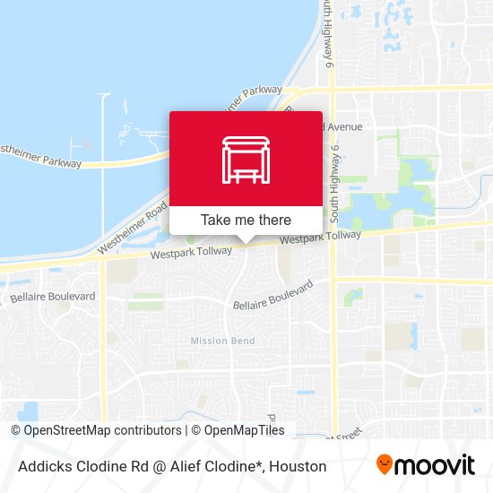 Addicks Clodine Rd @ Alief Clodine* map