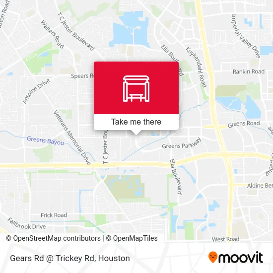 Mapa de Gears Rd @ Trickey Rd