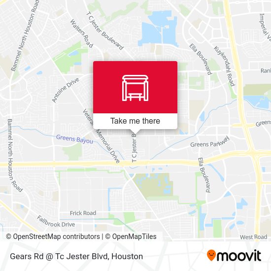 Gears Rd @ Tc Jester Blvd map