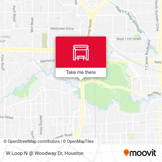 Mapa de W Loop N @ Woodway Dr