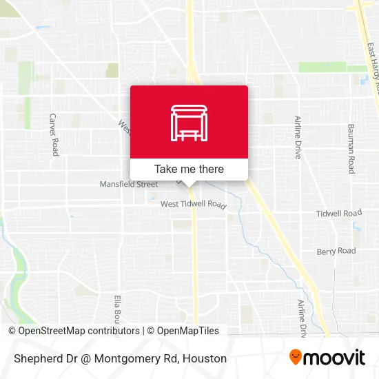 Mapa de Shepherd Dr @ Montgomery Rd