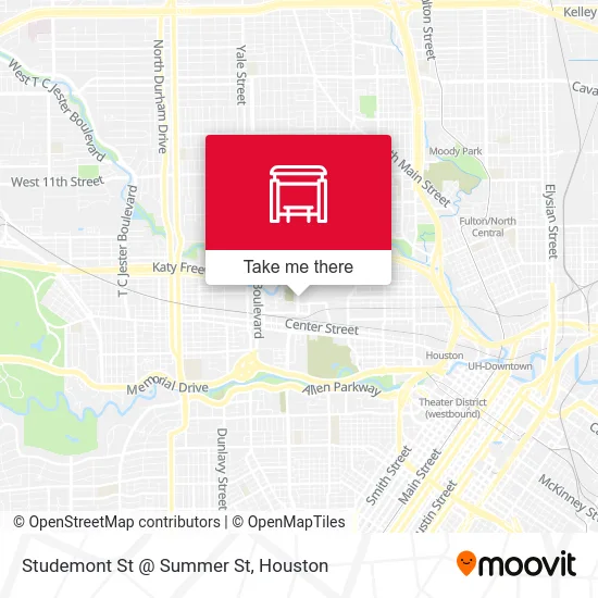 Studemont St @ Summer St map