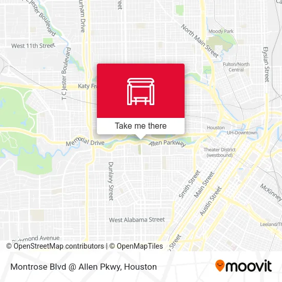 Montrose Blvd @ Allen Pkwy map