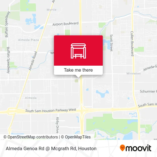 Almeda Genoa Rd @ Mcgrath Rd map