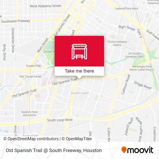 Old Spanish Trail @ South Freeway map